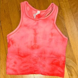 Lululemon Women’s Pink Tie-Dye Racerback Tank Top